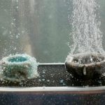 Battery in water